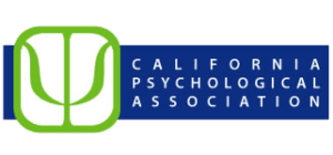 Logo of the California Psychological Association. Ginny Estupinian PhD, ABPP is a member of the California Psychological Association